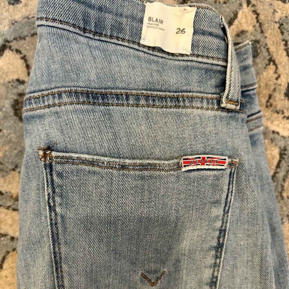 Hudson High Rise Bootcut Crop